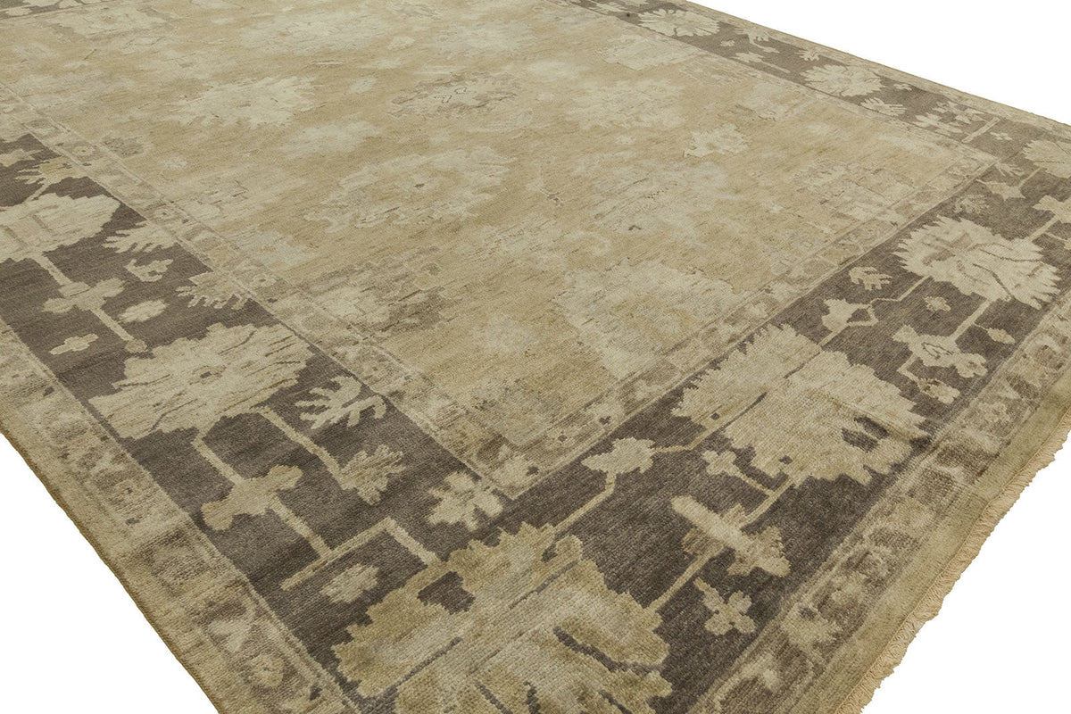 3' x 5' Oushak Hand-Knotted Wool rug, Rug #KZ1291