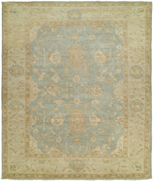 2' x 3' Oushak Hand-Knotted Wool rug, Rug #KZ1321