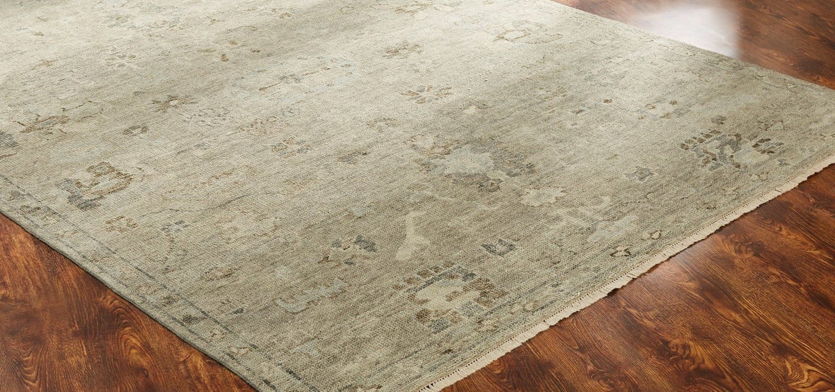 4' x 6' Oushak Hand-Knotted Wool rug, Rug #LL7451