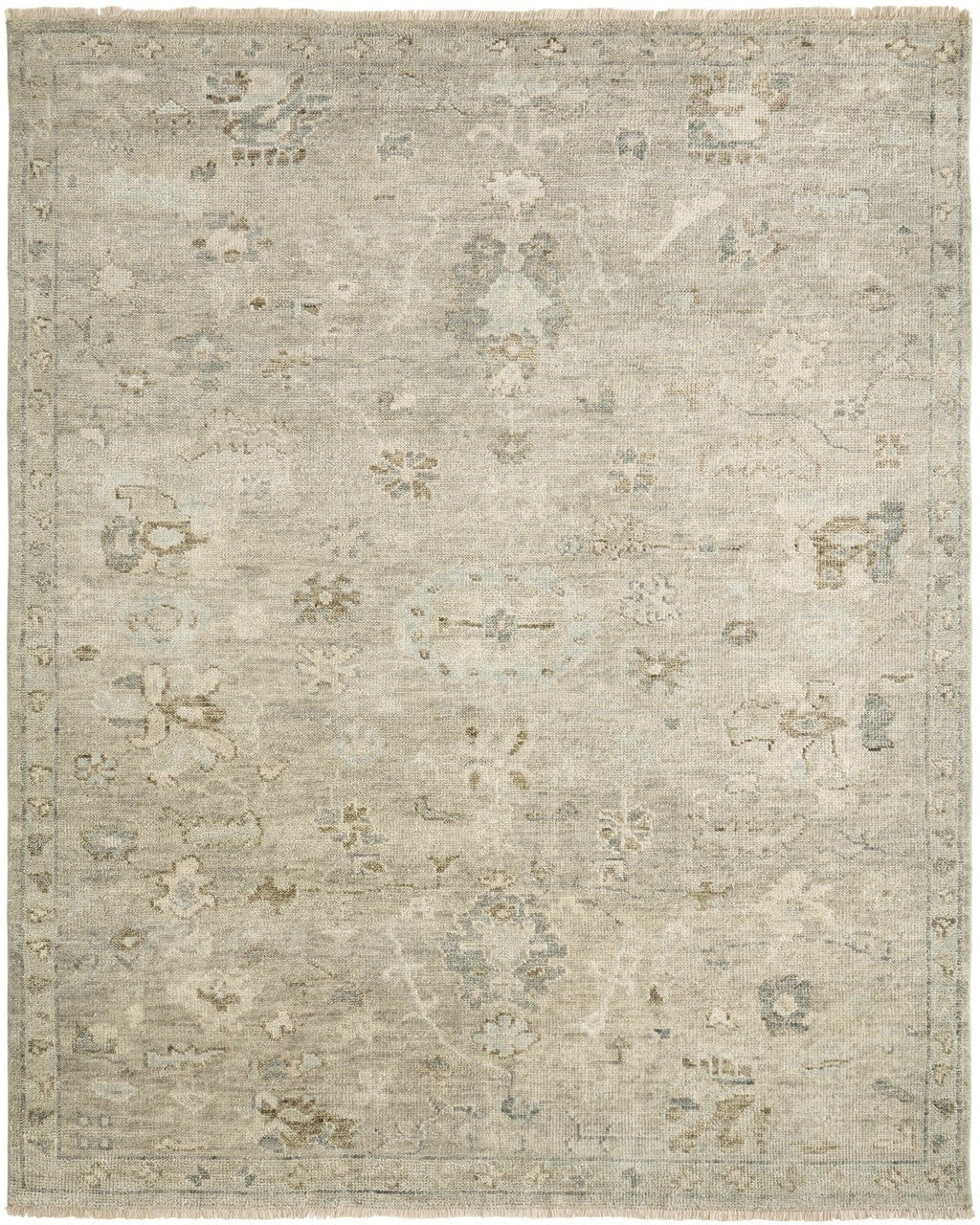 2' x 3' Oushak Hand-Knotted Wool rug, Rug #LL7451