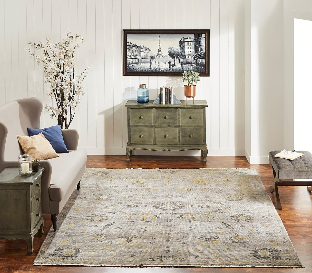 6' x 9' Oushak Hand-Knotted Wool rug, Rug #LL7491
