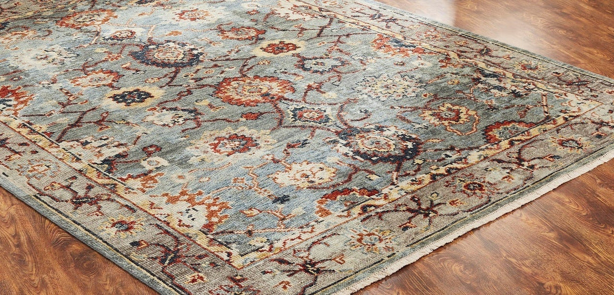 4' x 6' Oushak Hand-Knotted Wool rug, Rug #LL7511