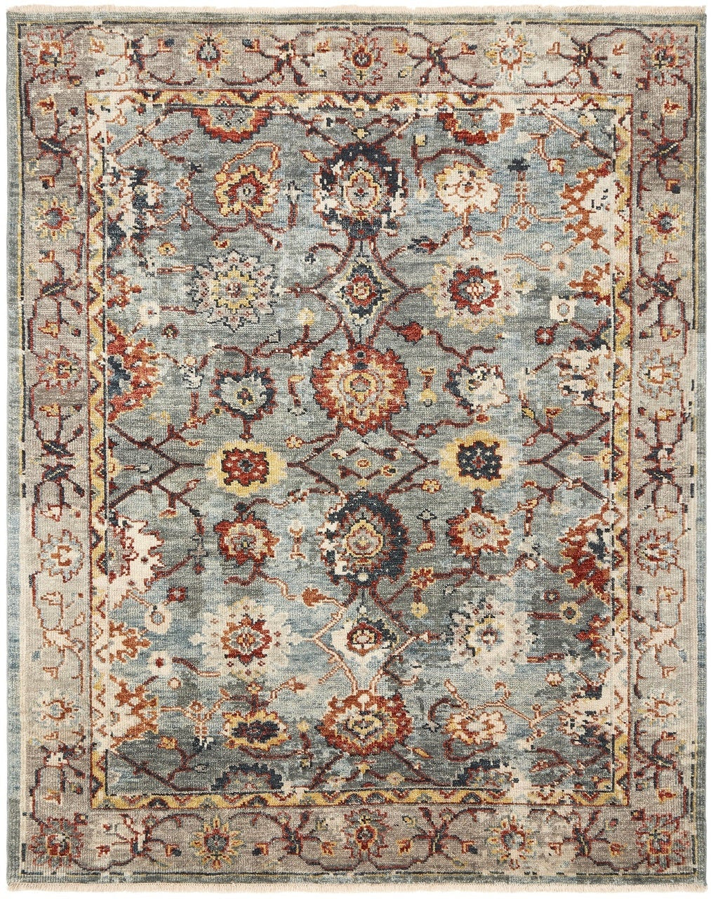 2' x 3' Oushak Hand-Knotted Wool rug, Rug #LL7511