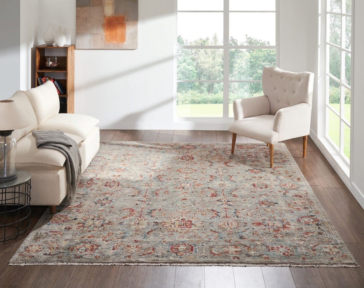 6' x 9' Oushak Hand-Knotted Wool rug, Rug #LL7541