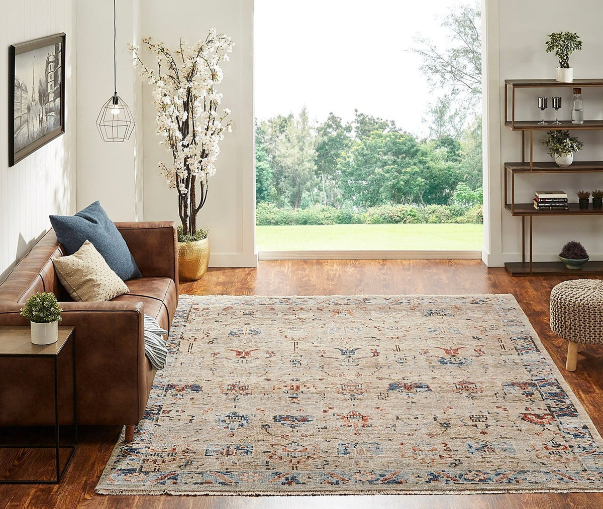 6' x 9' Oushak Hand-Knotted Wool rug, Rug #LL7551