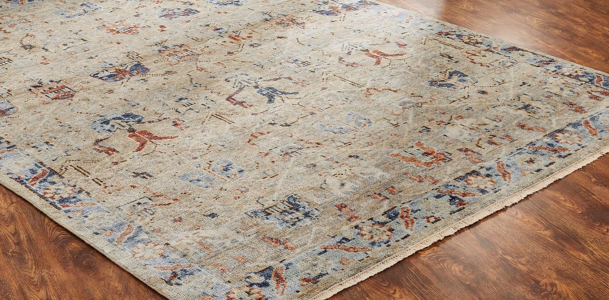 3' x 5' Oushak Hand-Knotted Wool rug, Rug #LL7551