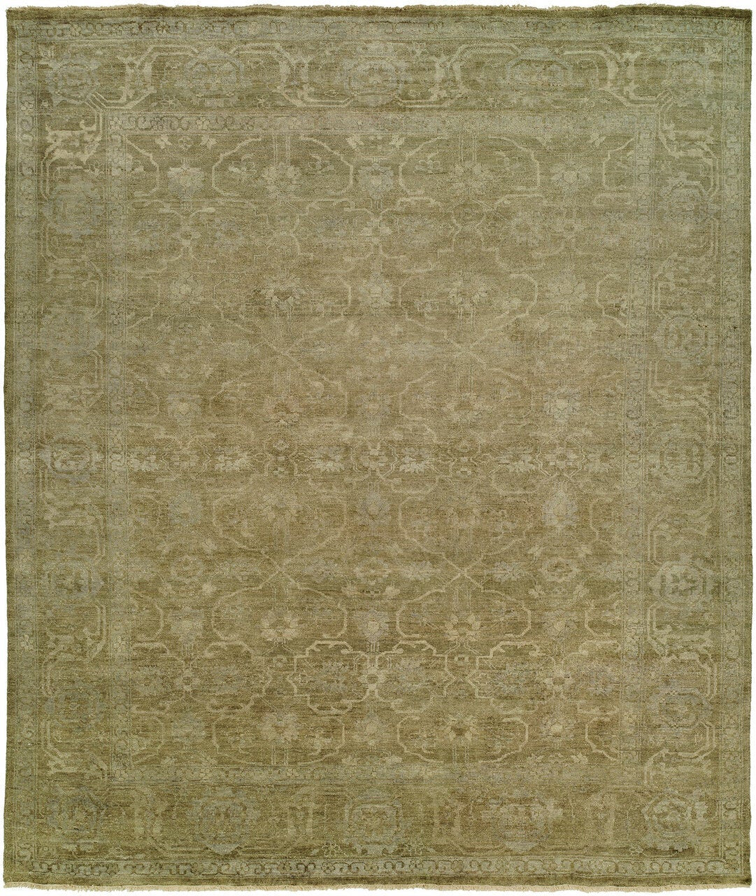 2' x 3' Oushak Hand-Knotted Wool rug, Rug #MG1811