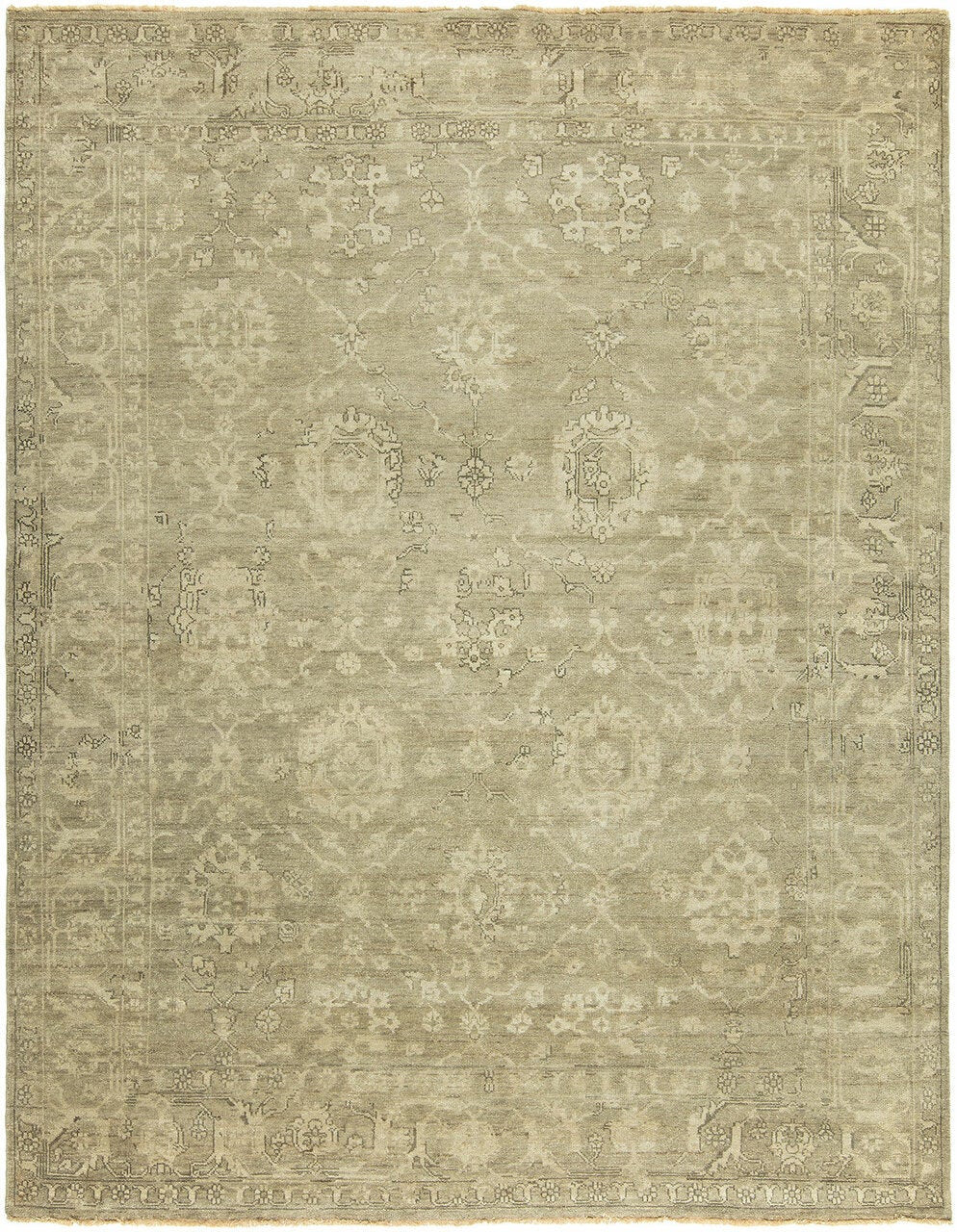 2' x 3' Oushak Hand-Knotted Wool rug, Rug #MG1841