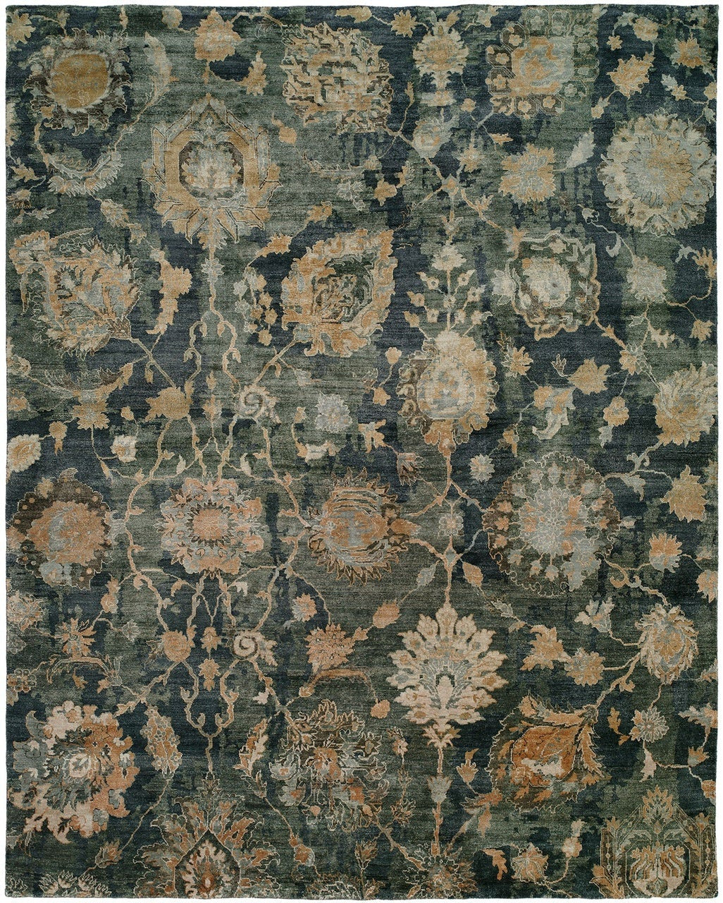 2' x 3' Transitional Hand-Knotted Silk rug, Rug #ML1641