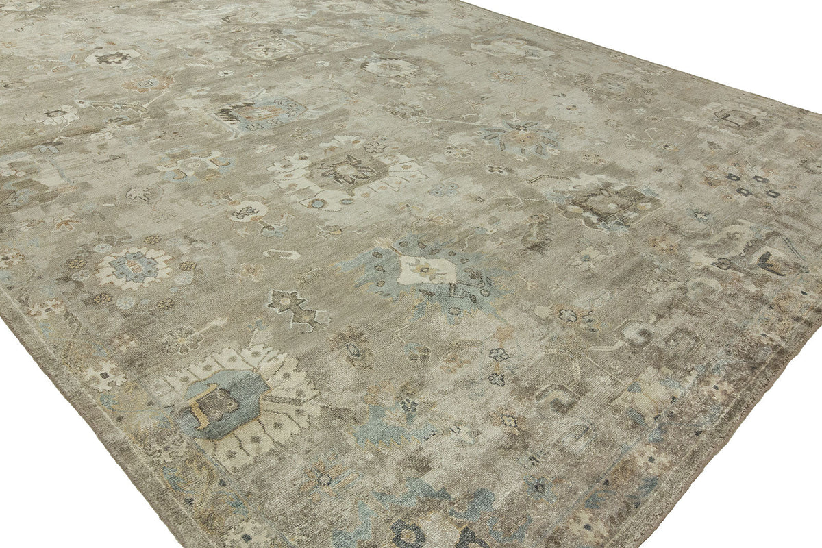 3' x 5' Transitional Hand-Knotted Silk rug, Rug #ML1681