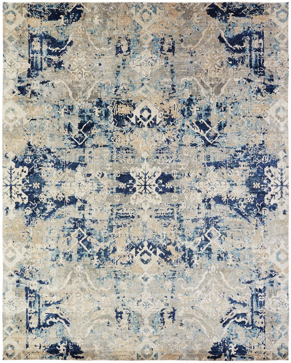 2' x 3' Transitional Hand-Knotted Silk rug, Rug #ML1691