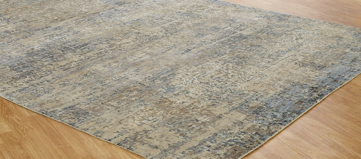 3' x 5' Transitional Hand-Knotted Silk rug, Rug #ML1711