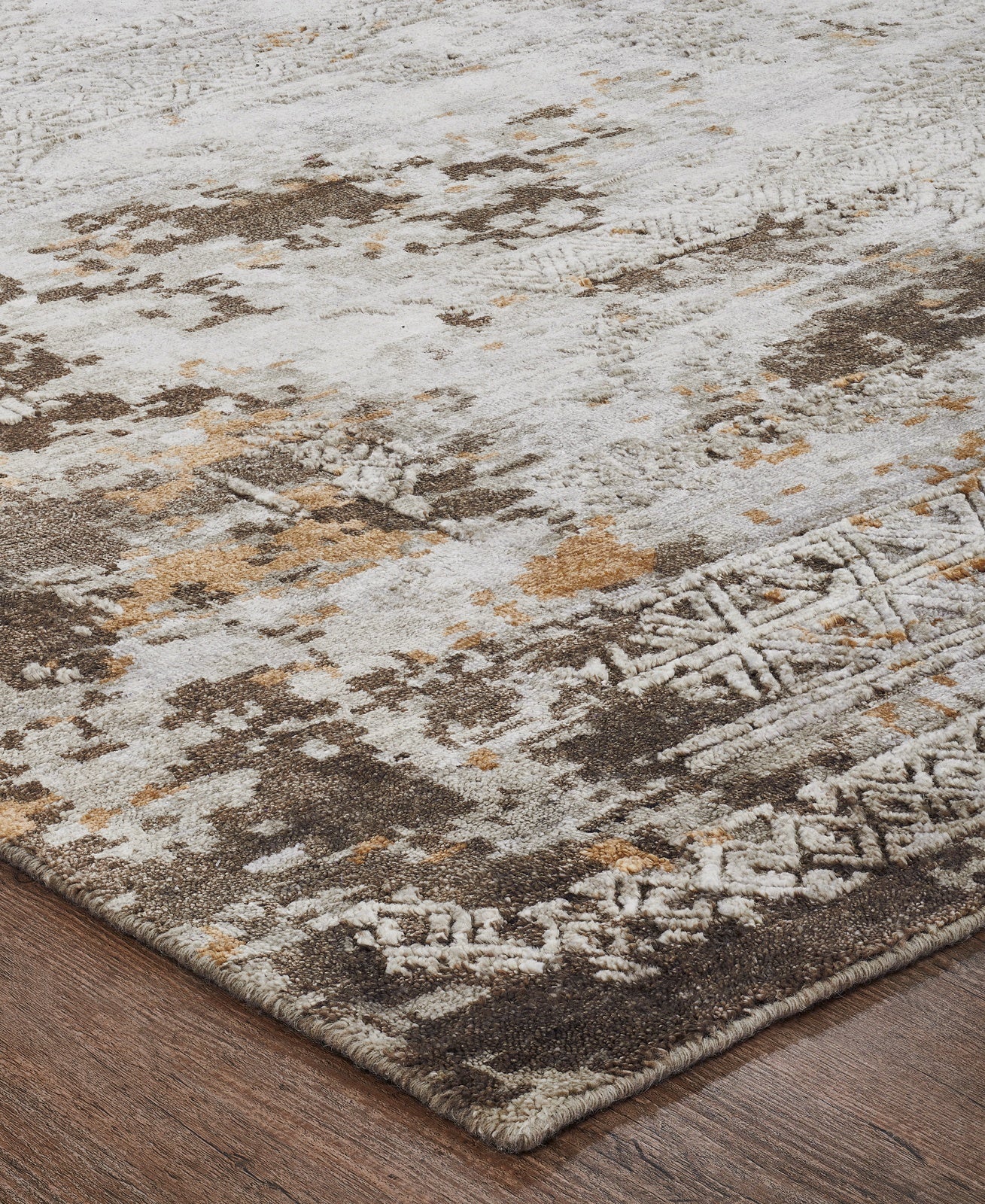 6' x 9' Transitional Hand-Knotted Silk rug, Rug #ML1741