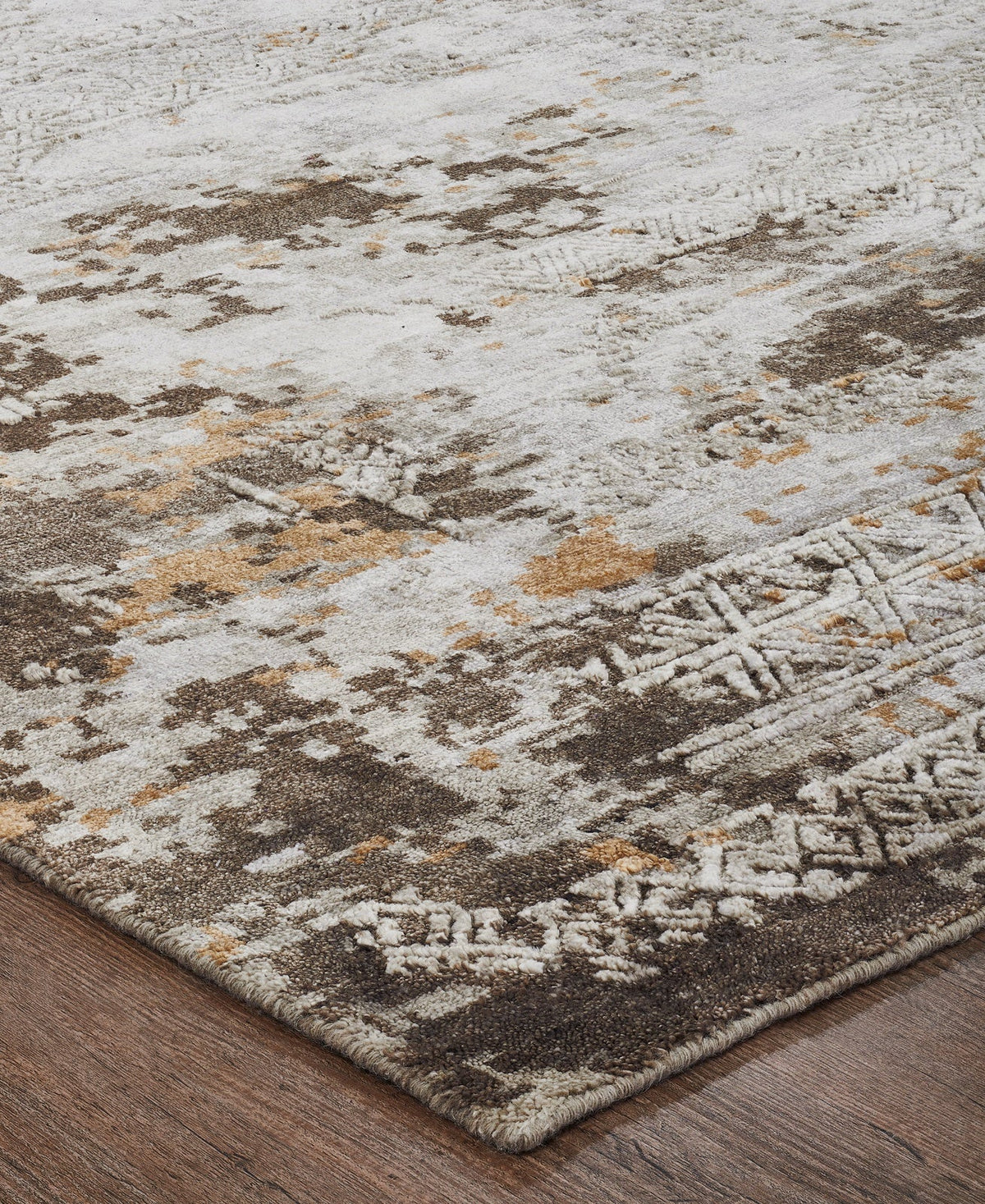 6' x 9' Transitional Hand-Knotted Silk rug, Rug #ML1741