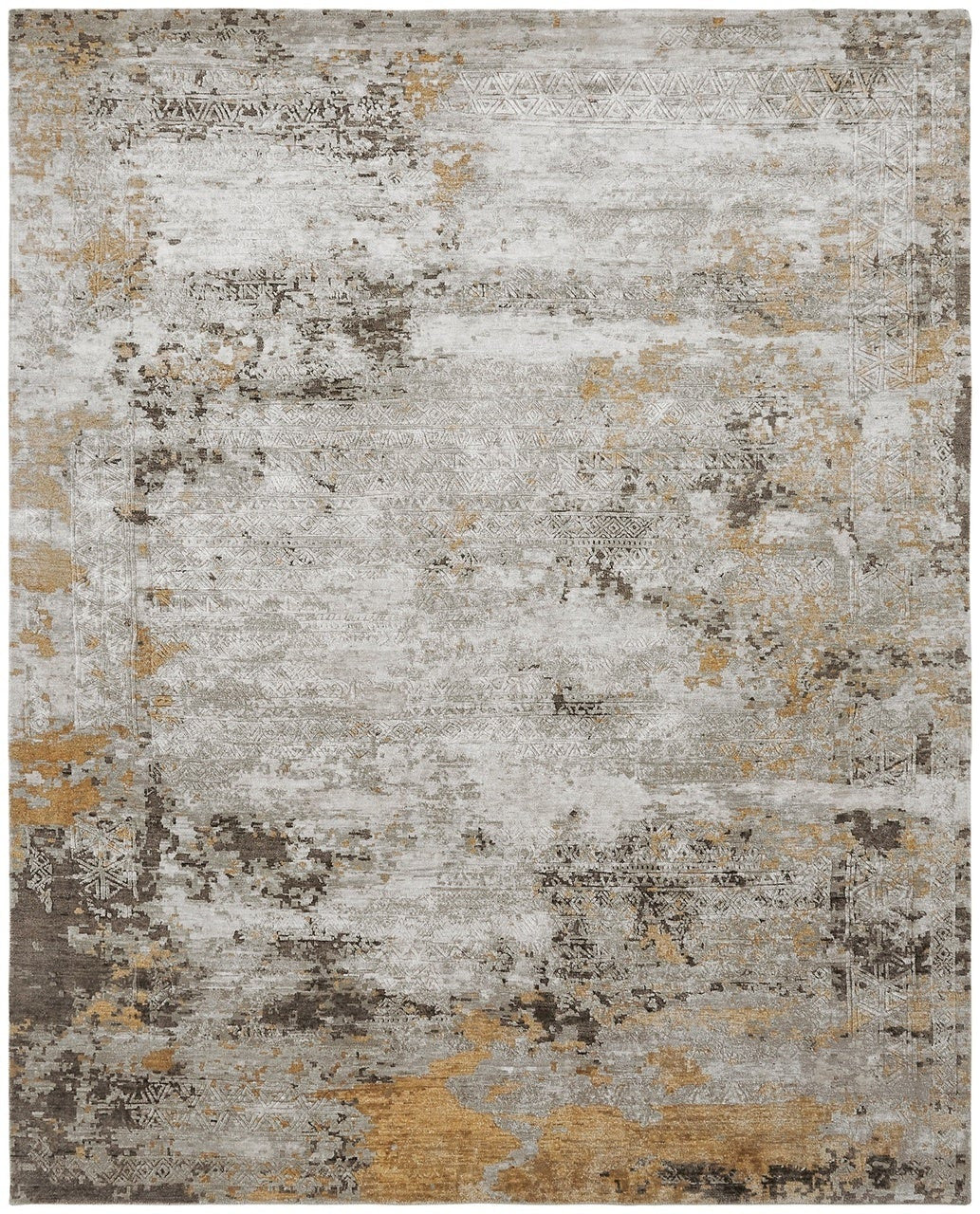 2' x 3' Transitional Hand-Knotted Silk rug, Rug #ML1741