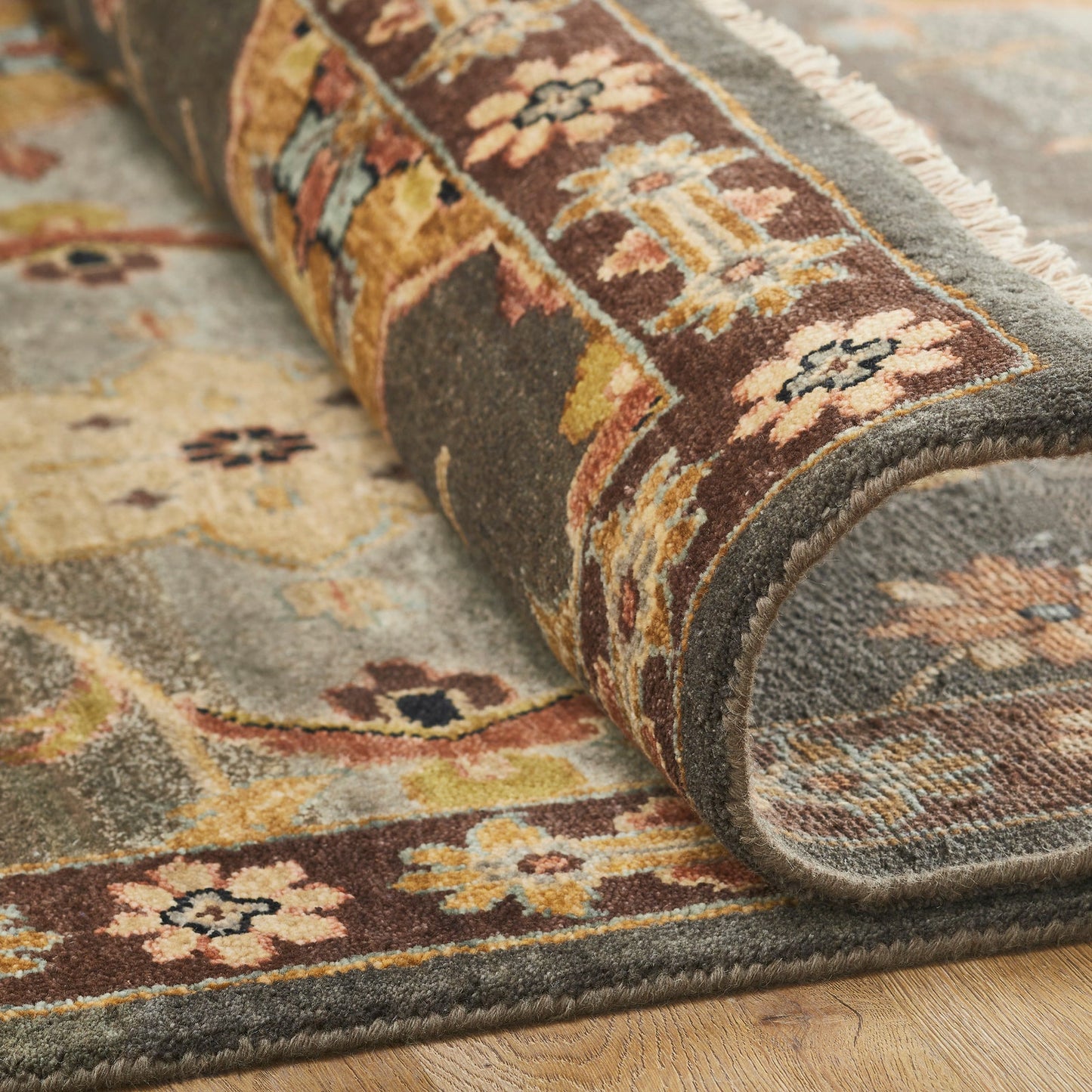 4' x 6' Oushak Hand-Knotted Wool rug, Rug #MR5601