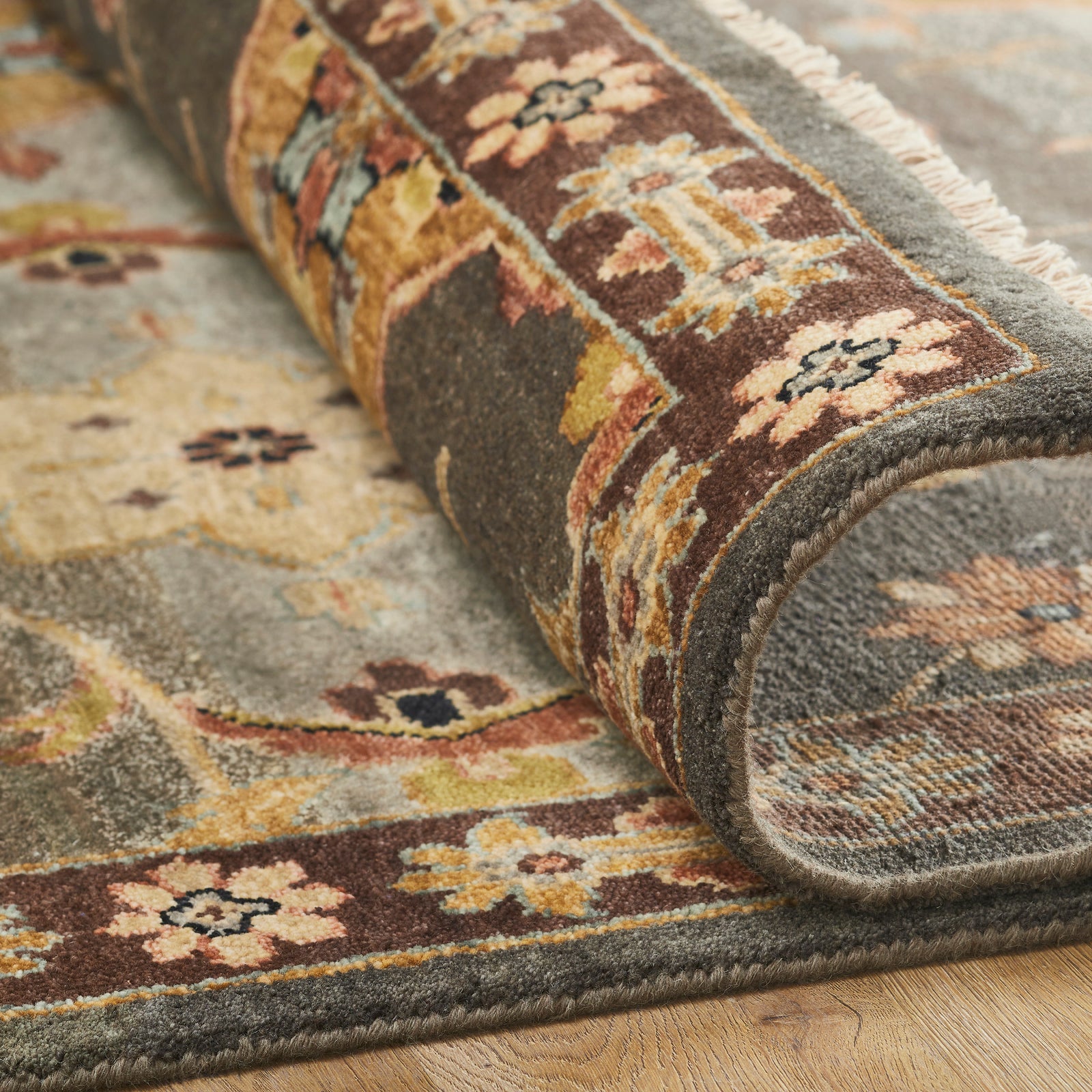 4' x 6' Oushak Hand-Knotted Wool rug, Rug #MR5601