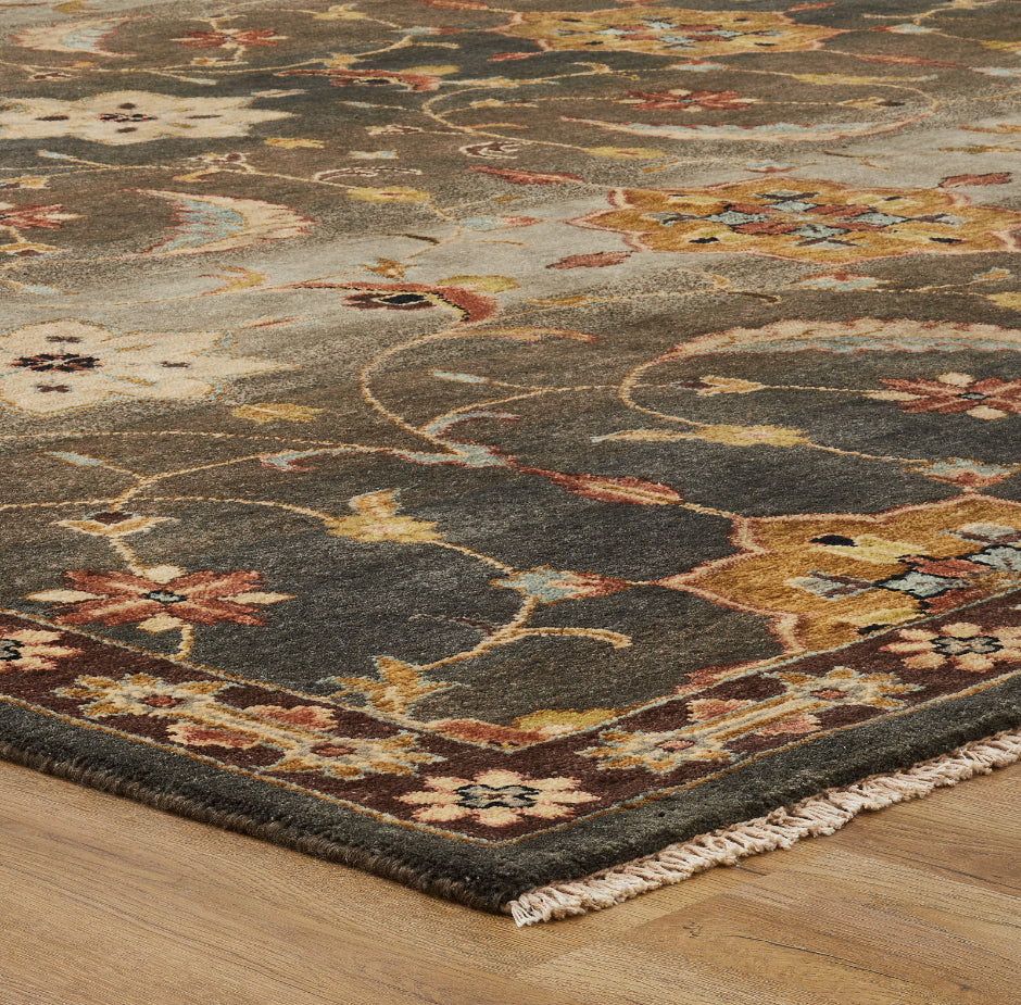 6' x 9' Oushak Hand-Knotted Wool rug, Rug #MR5601