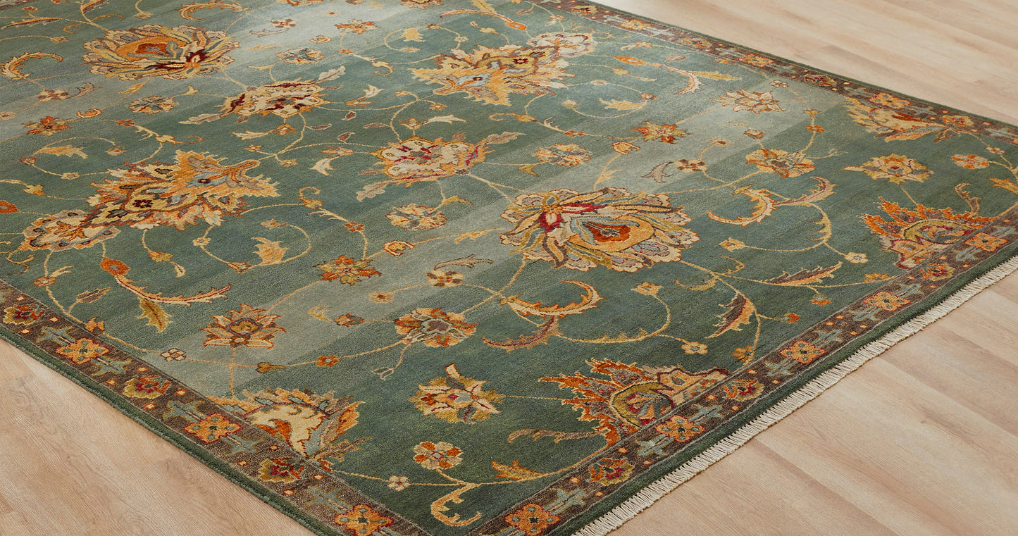 10' x 14' Southwestern Hand-Knotted Wool rug, Rug #MR5621