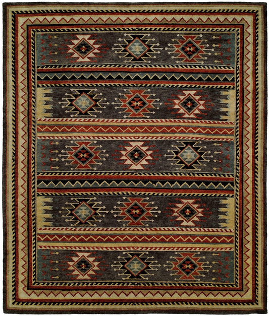 2' x 3' Southwestern Hand-Knotted Wool rug, Rug #MV7021