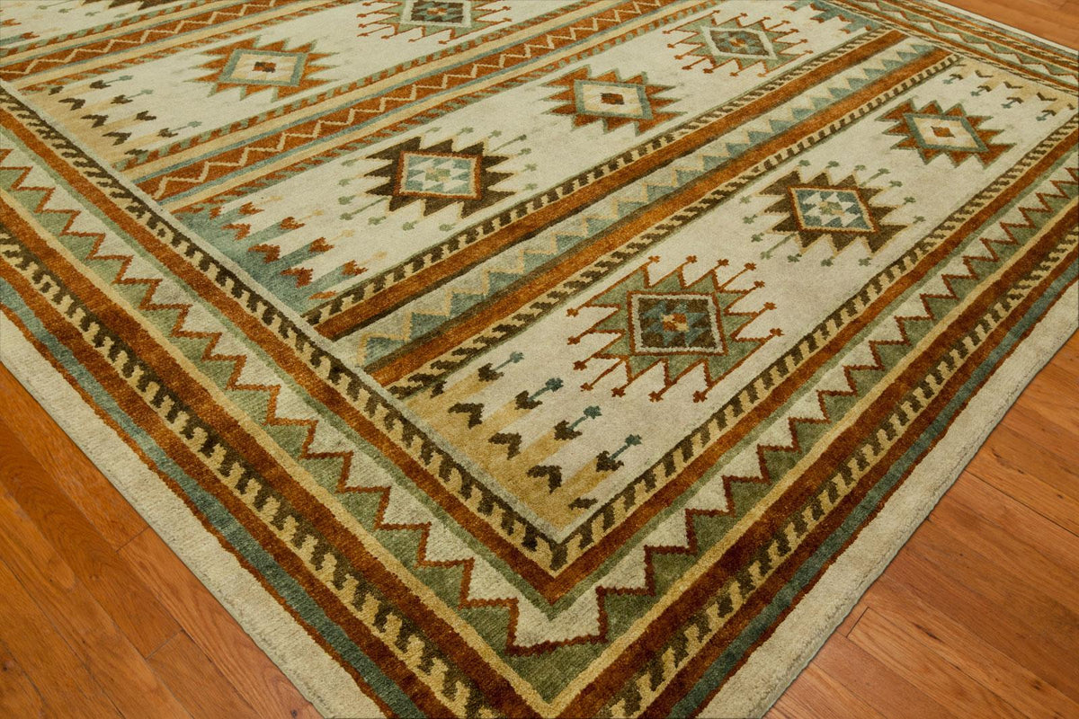 3' x 5' Southwestern Hand-Knotted Wool rug, Rug #MV7031