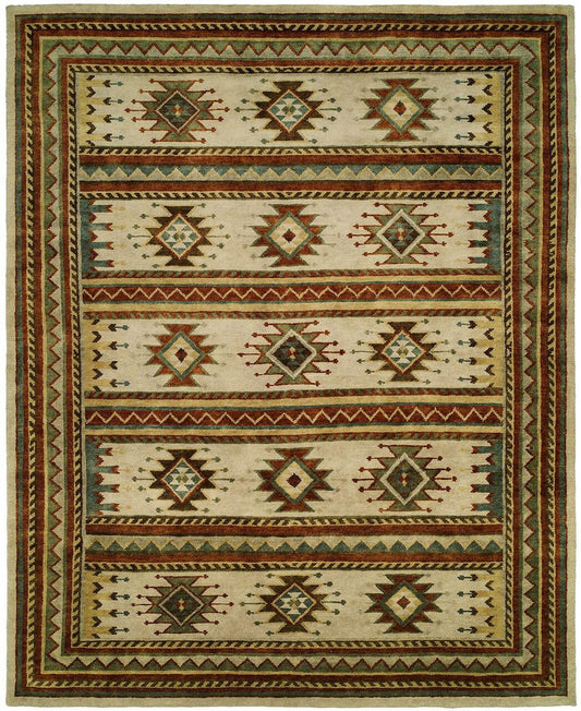 2' x 3' Southwestern Hand-Knotted Wool rug, Rug #MV7031