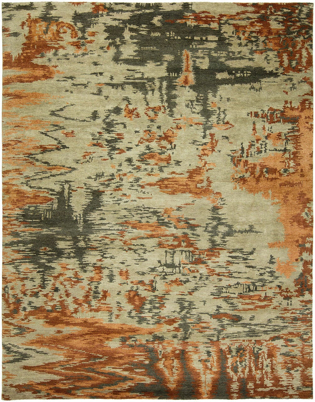 2' x 3' Modern Hand-Knotted Wool rug, Rug #ND3181