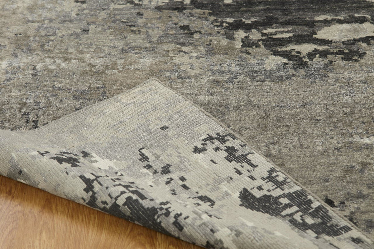 4' x 6' Modern Hand-Knotted Silk rug, Rug #NL3871
