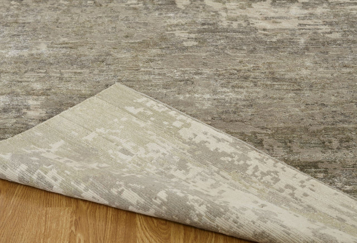 4' x 6' Modern Hand-Knotted Silk rug, Rug #NL3891