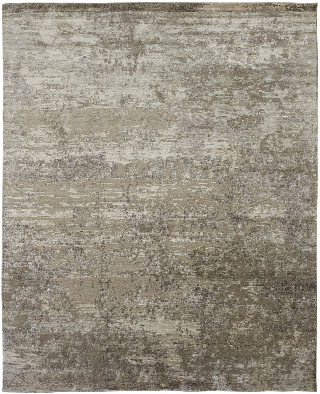 2' x 3' Modern Hand-Knotted Silk rug, Rug #NL3891