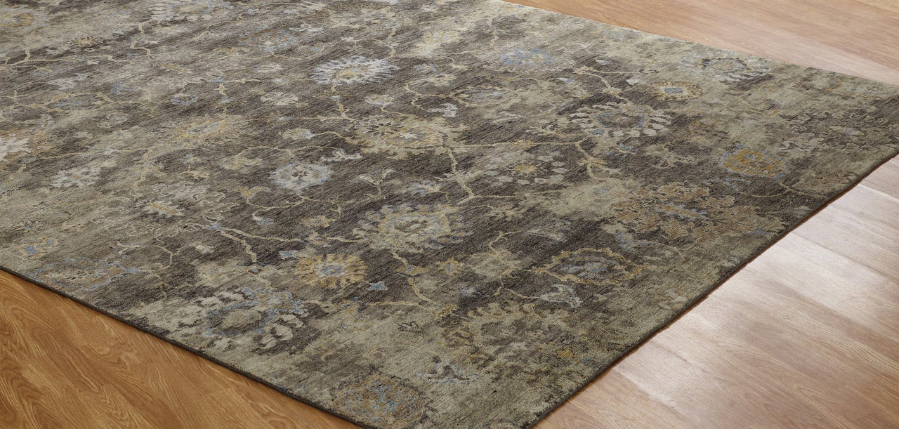 3' x 5' Transitional Hand-Knotted Wool rug, Rug #OB0851