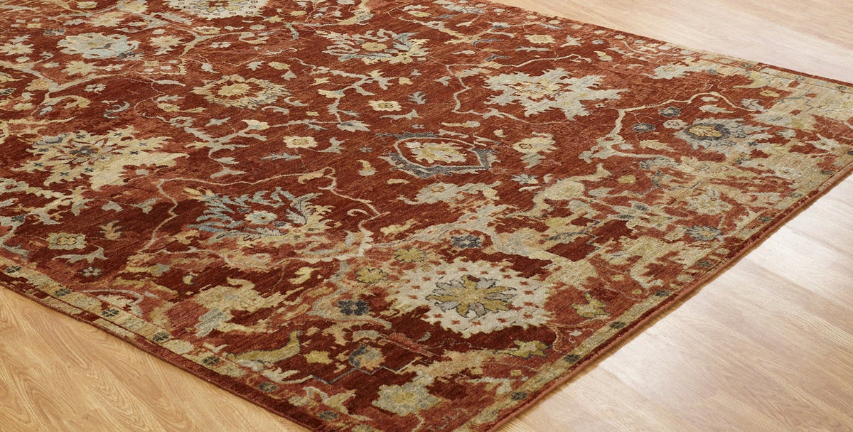 3' x 5' Transitional Hand-Knotted Wool rug, Rug #OB0881