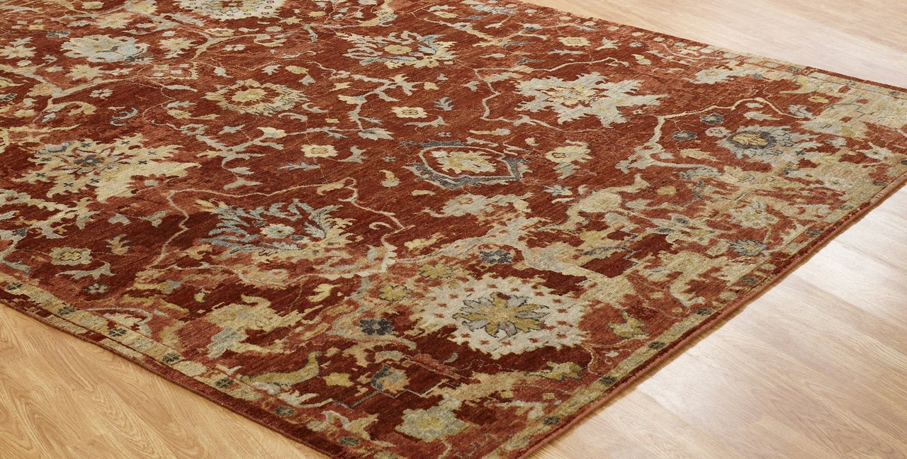 3' x 5' Transitional Hand-Knotted Wool rug, Rug #OB0881