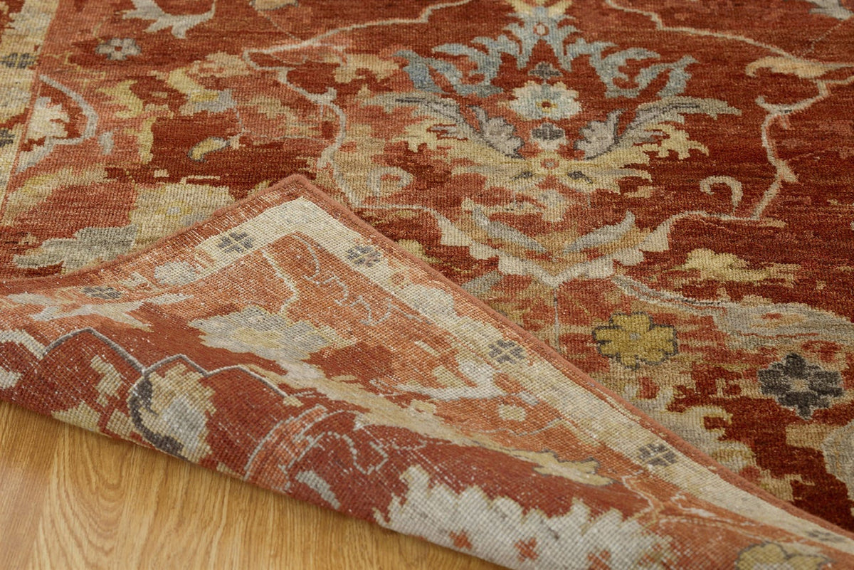 4' x 6' Transitional Hand-Knotted Wool rug, Rug #OB0881