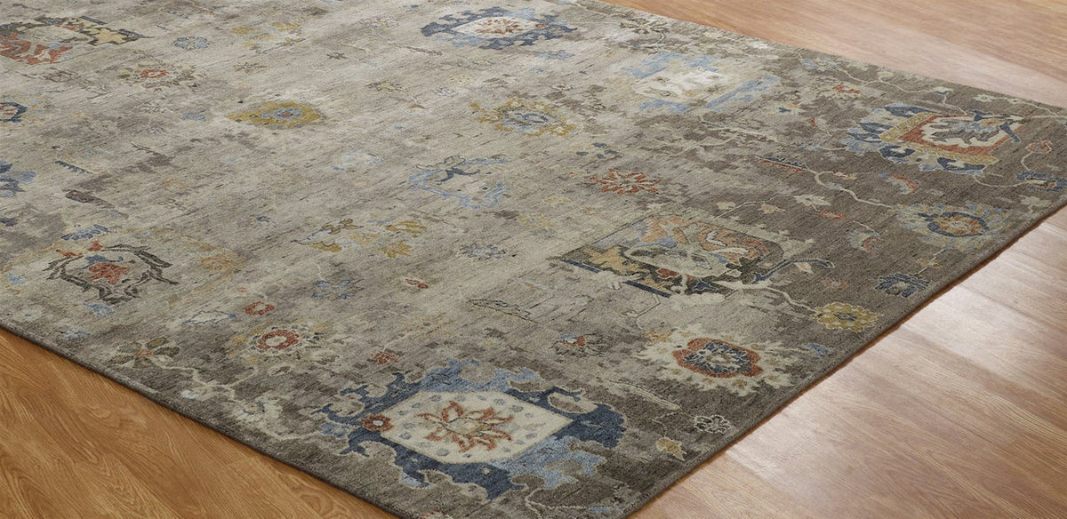 3' x 5' Transitional Hand-Knotted Wool rug, Rug #OB0901