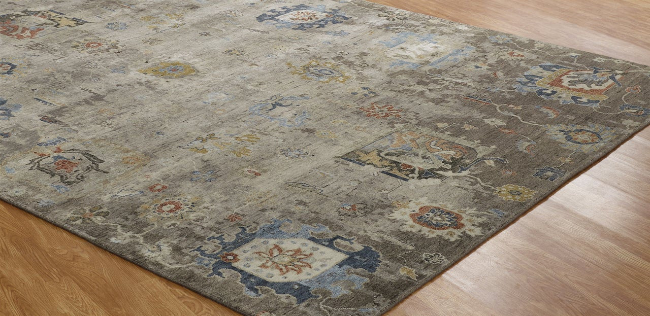 3' x 5' Transitional Hand-Knotted Wool rug, Rug #OB0901