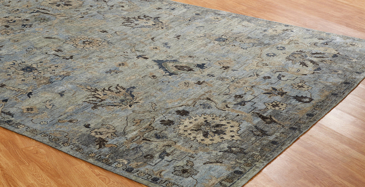 3' x 5' Transitional Hand-Knotted Wool rug, Rug #OB0911