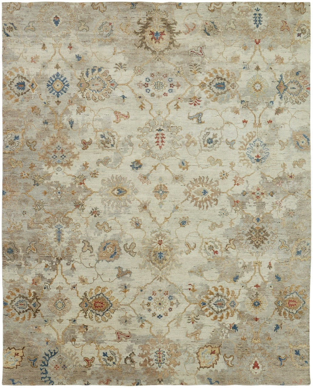 2' x 3' Transitional Hand-Knotted Wool rug, Rug #OB0921