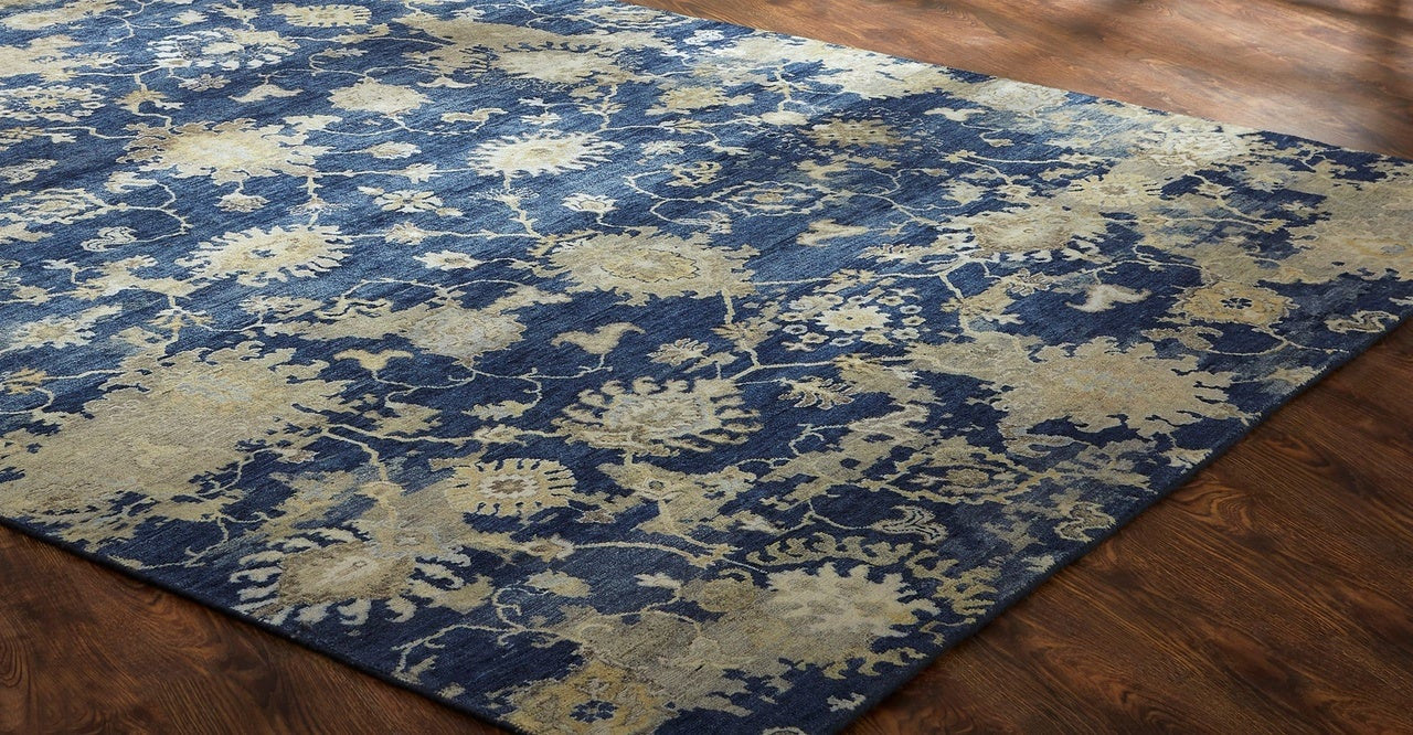 3' x 5' Transitional Hand-Knotted Wool rug, Rug #OB0931