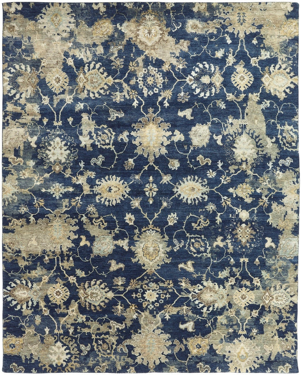 2' x 3' Transitional Hand-Knotted Wool rug, Rug #OB0931