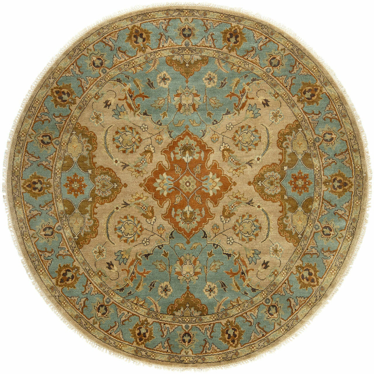 5' x 7' Oushak Hand-Knotted Wool rug, Rug #OU4491
