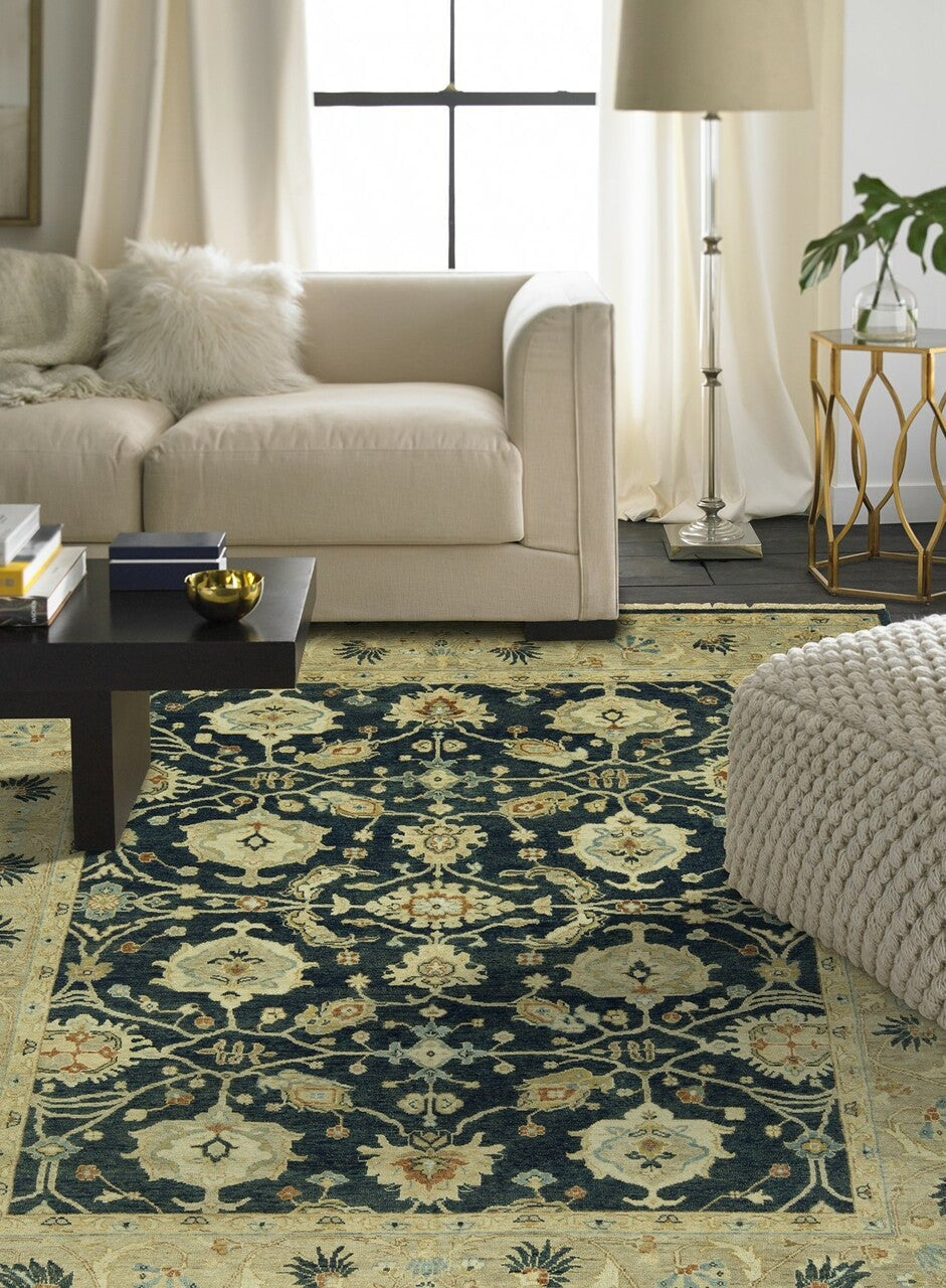 4' x 6' Oushak Hand-Knotted Wool rug, Rug #OU4641