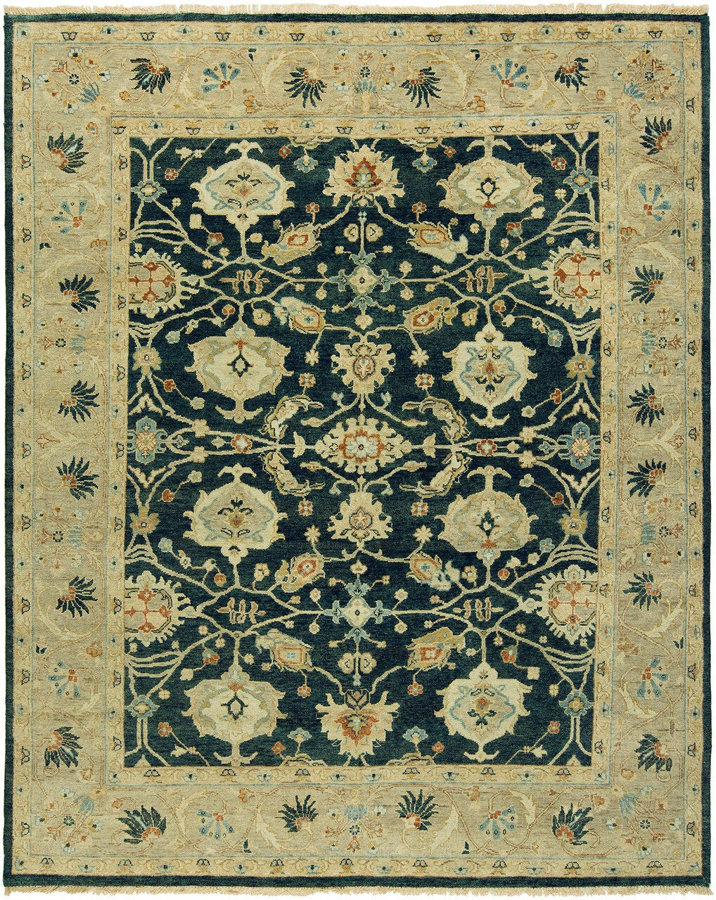 2' x 3' Oushak Hand-Knotted Wool rug, Rug #OU4641