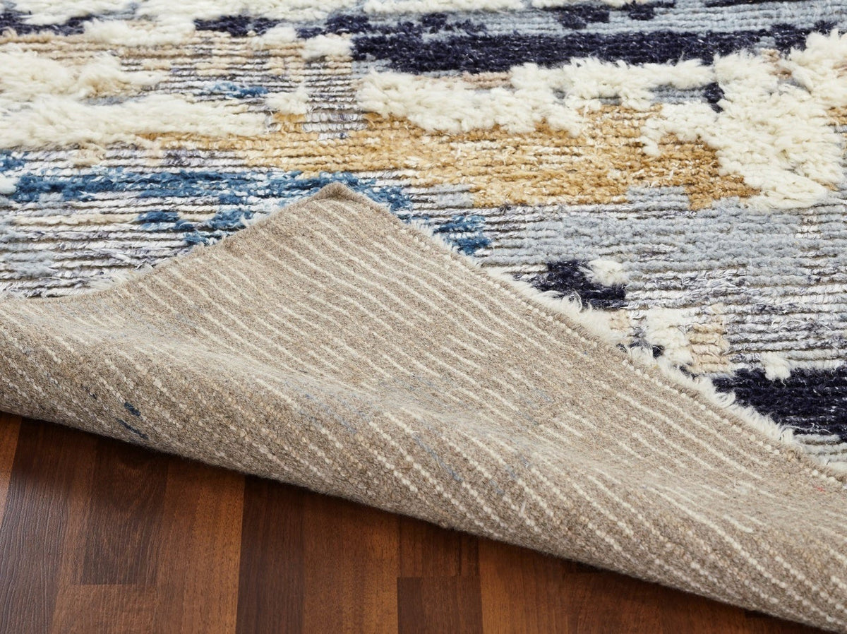 5'6" x 8'6" Modern Hand-Knotted Wool rug, Rug #PO0151