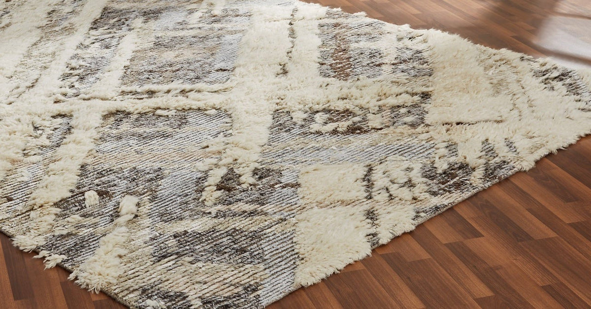 3'6" x 5'6" Modern Hand-Knotted Wool rug, Rug #PO0161