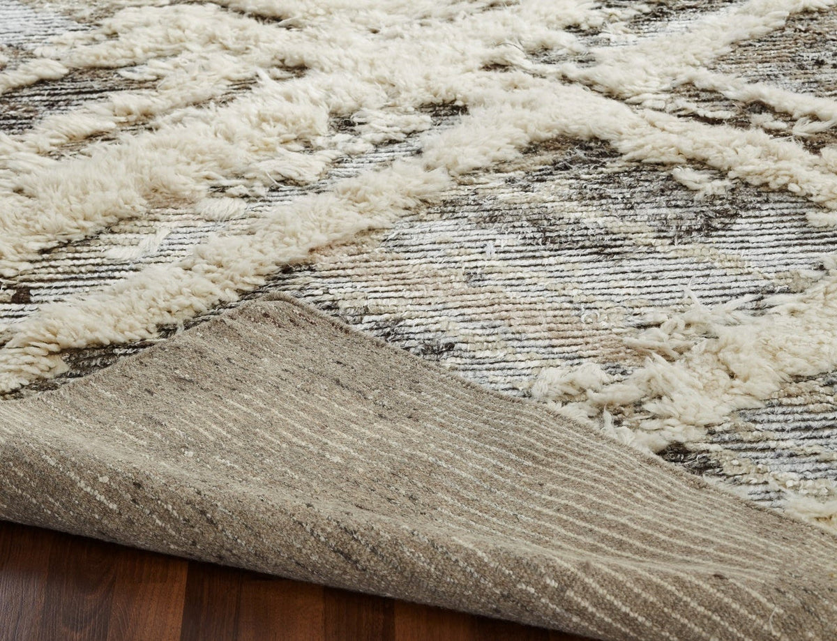 5'6" x 8'6" Modern Hand-Knotted Wool rug, Rug #PO0161