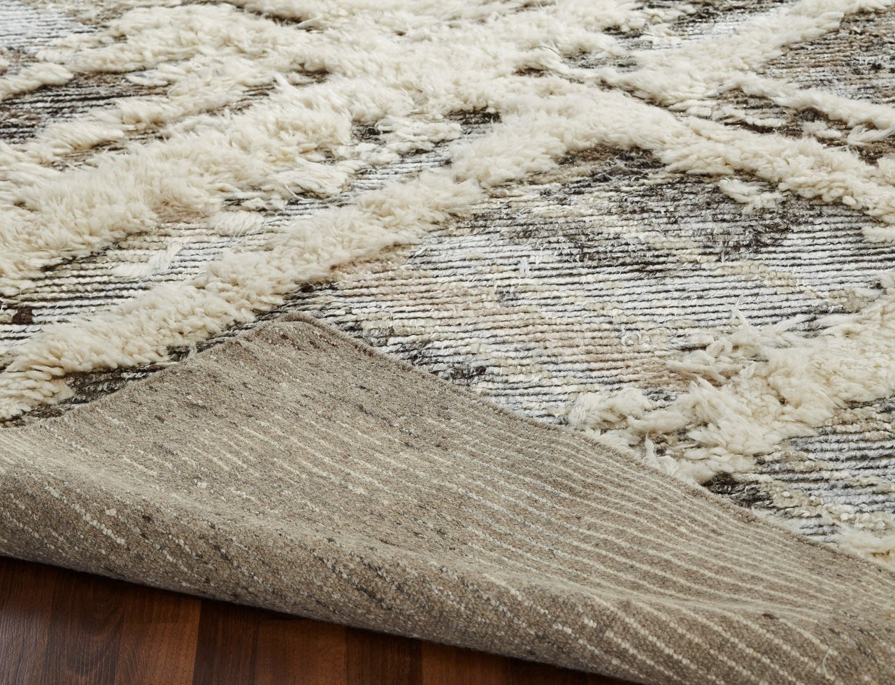 5'6" x 8'6" Modern Hand-Knotted Wool rug, Rug #PO0161