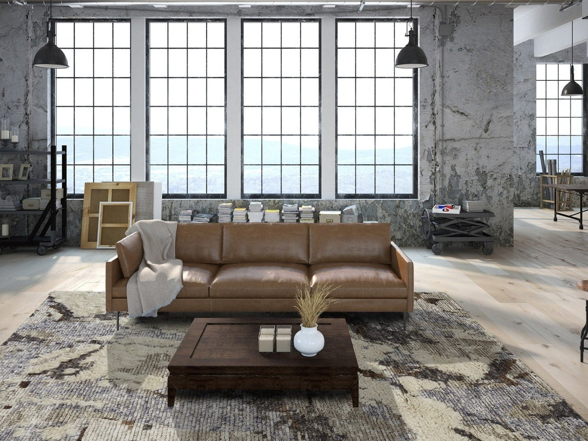 5'6" x 8'6" Modern Hand-Knotted Wool rug, Rug #PO0171
