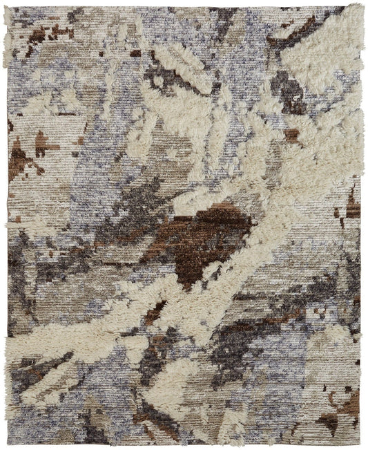 2' x 3' Modern Hand-Knotted Wool rug, Rug #PO0171