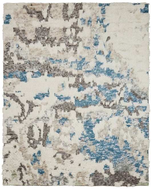 2' x 3' Modern Hand-Knotted Wool rug, Rug #PO0201
